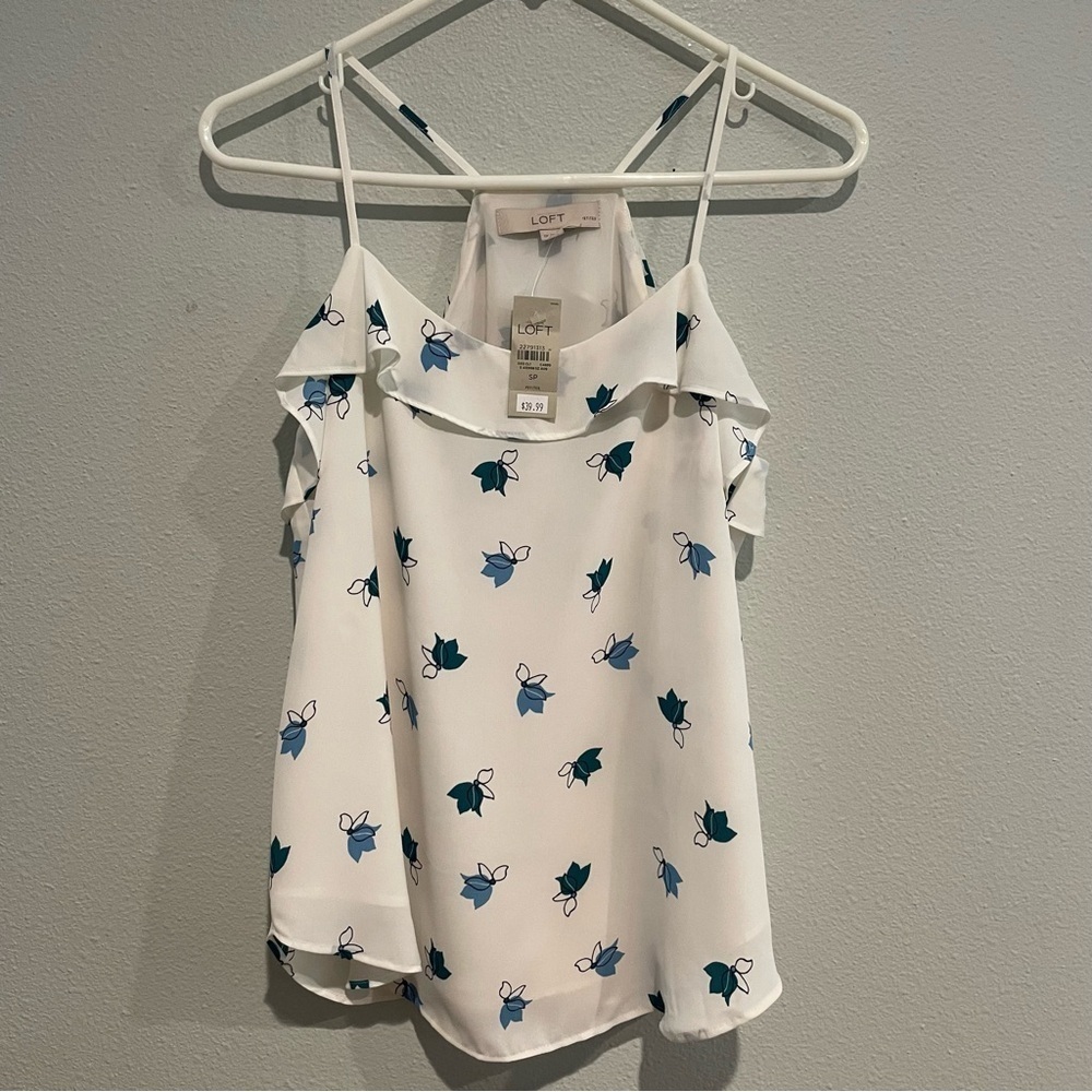 NWT LOFT Floral Tank